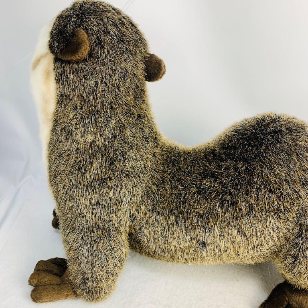 ハンサ ぬいぐるみ 3319 カワウソ かわうそ リアルアニマル 動物 獺