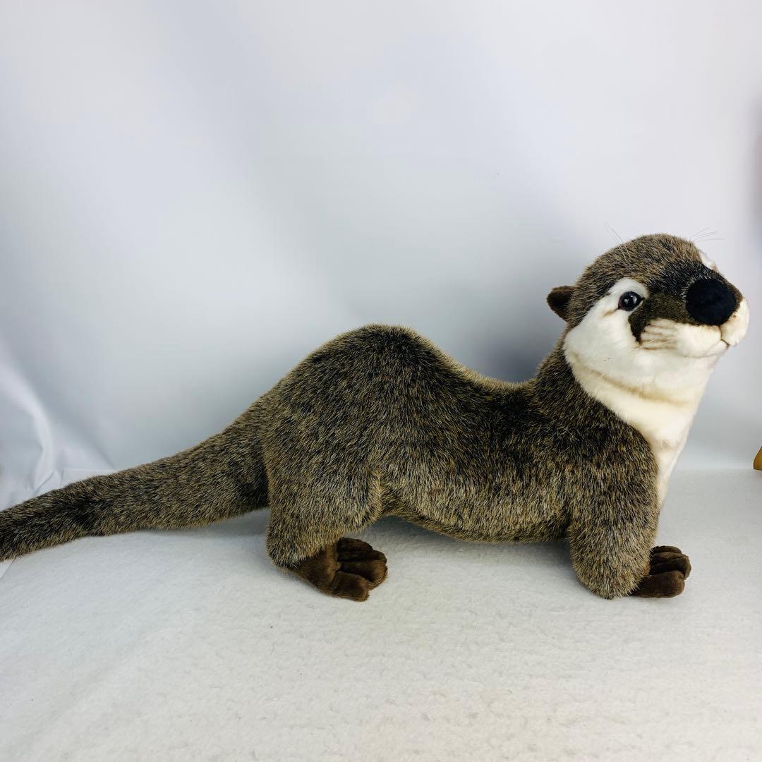 ハンサ ぬいぐるみ 3319 カワウソ かわうそ リアルアニマル 動物 獺