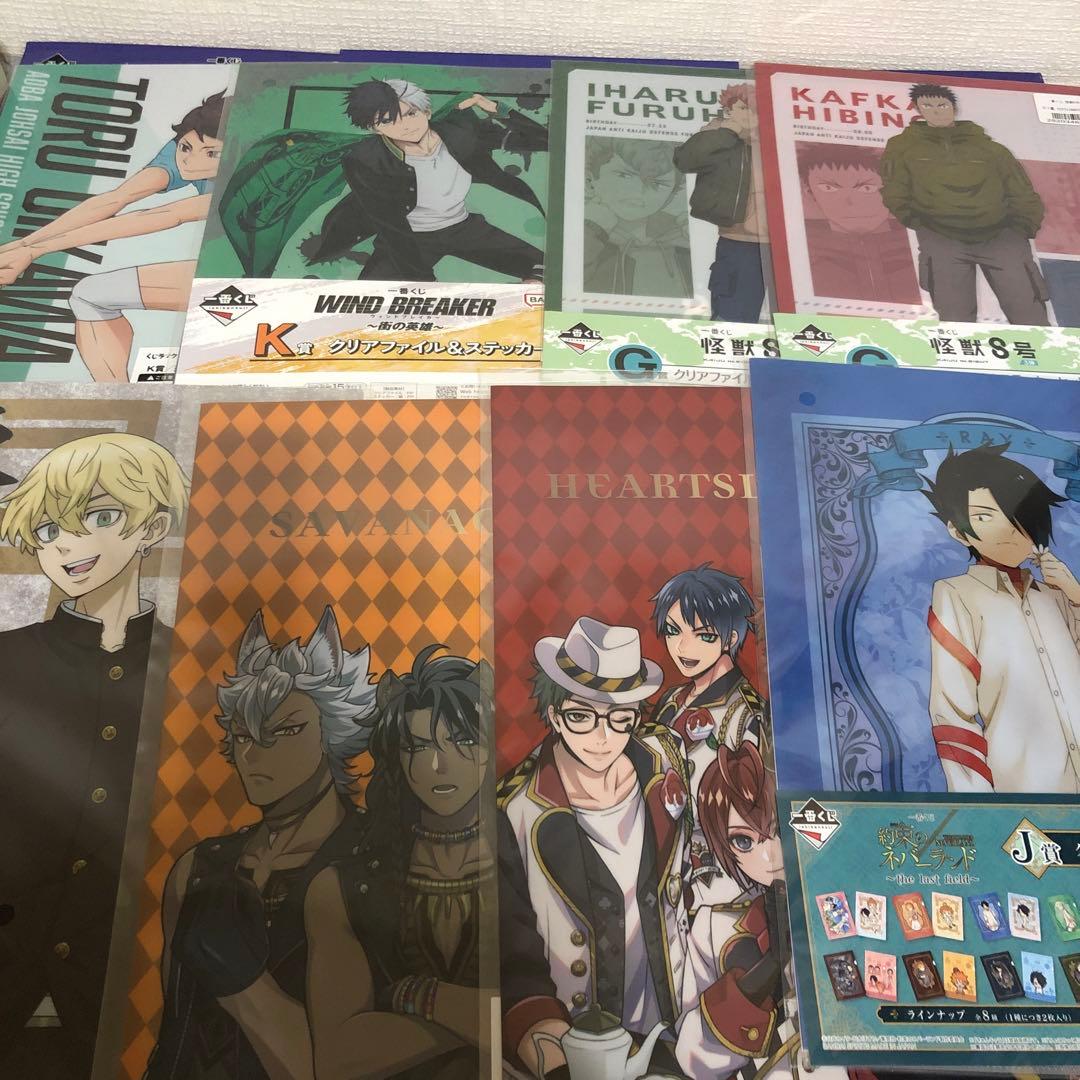 クリアファイル　大量　まとめ売り　アニメ　キャラクター