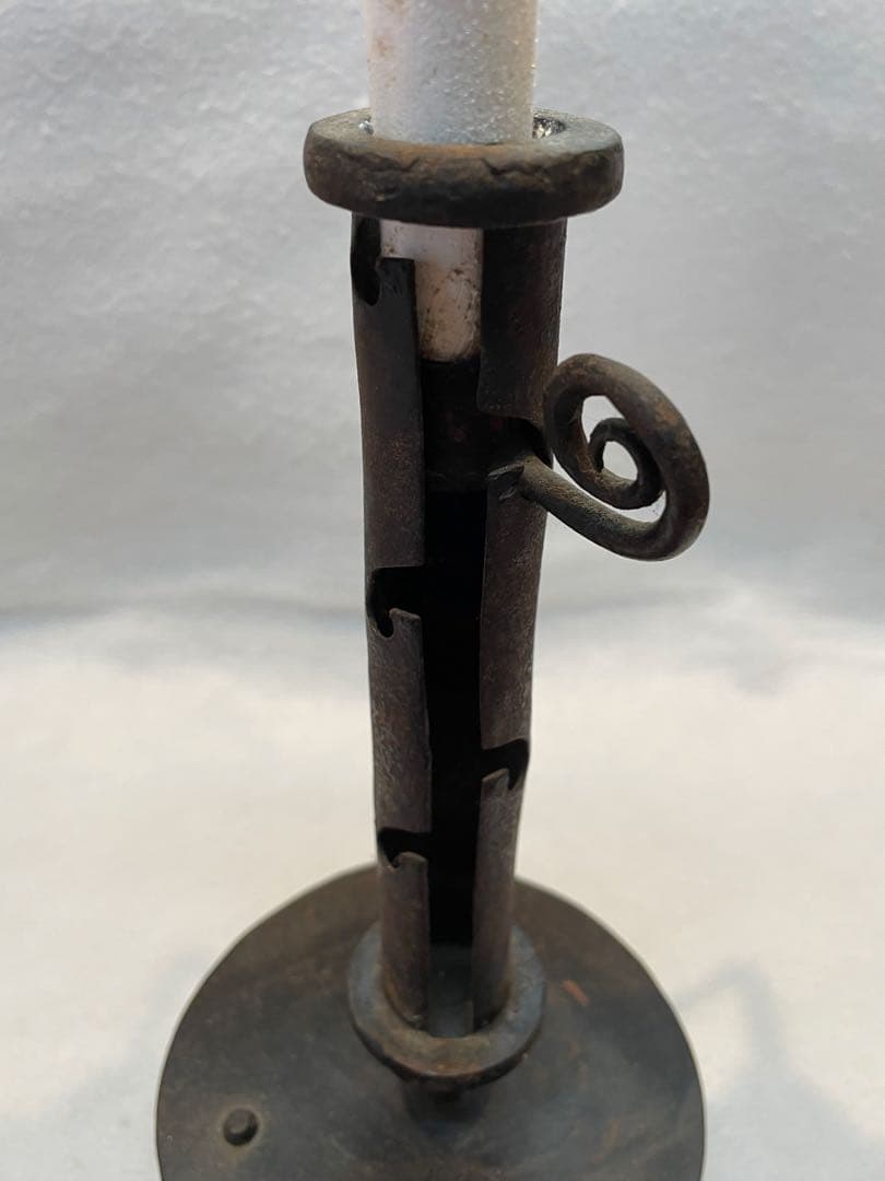 自在燭台（五段調節可能）和蝋燭　燭台