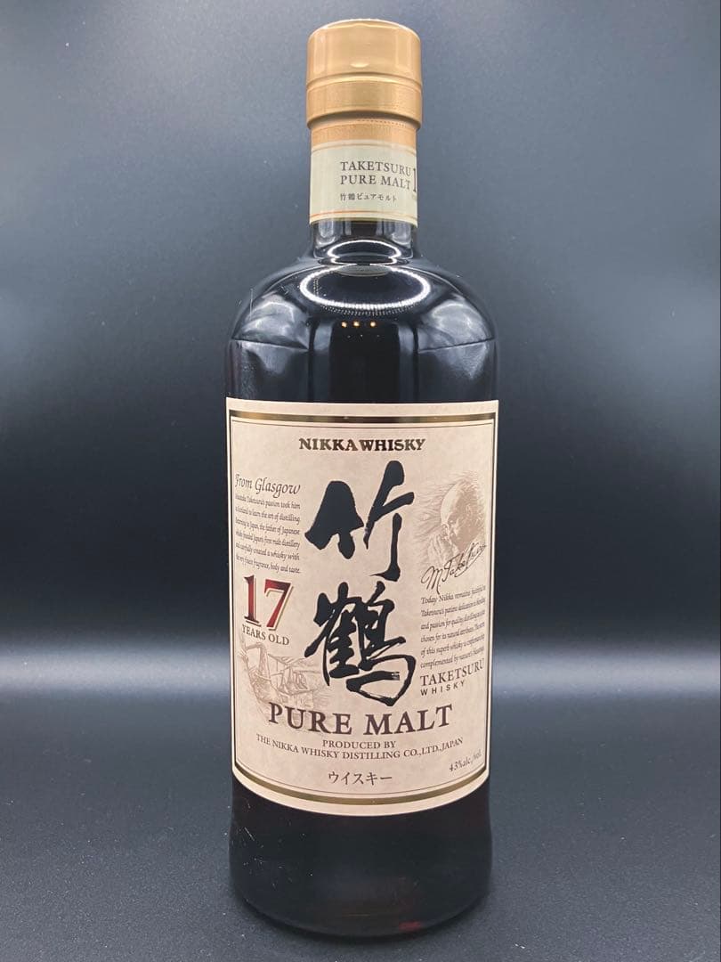 ニッカウイスキー 竹鶴 17年 ピュアモルト 700ml (化粧箱入り)