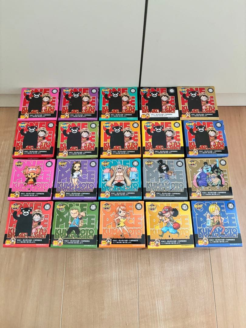 ワンピース 熊本復興プロジェクト　銅像ワーコレ　コレクタブル　20種フ