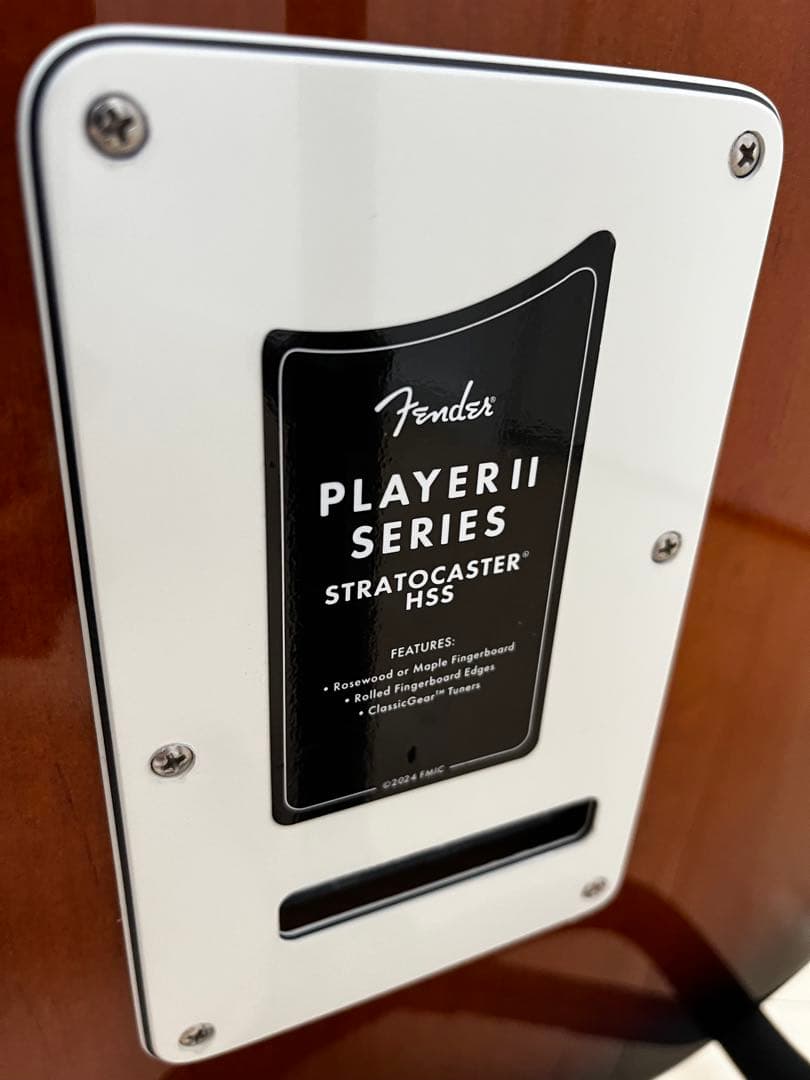 fender playerⅡ stratocaster hss サンバースト