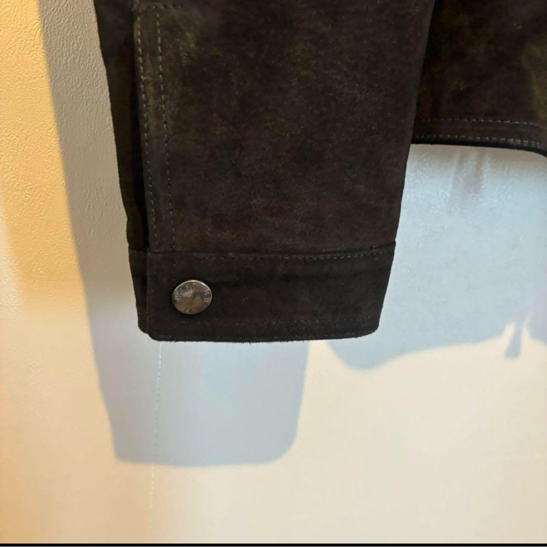 EMMETI シングルライダース JURIスウェード ブラック 48別注 未使用