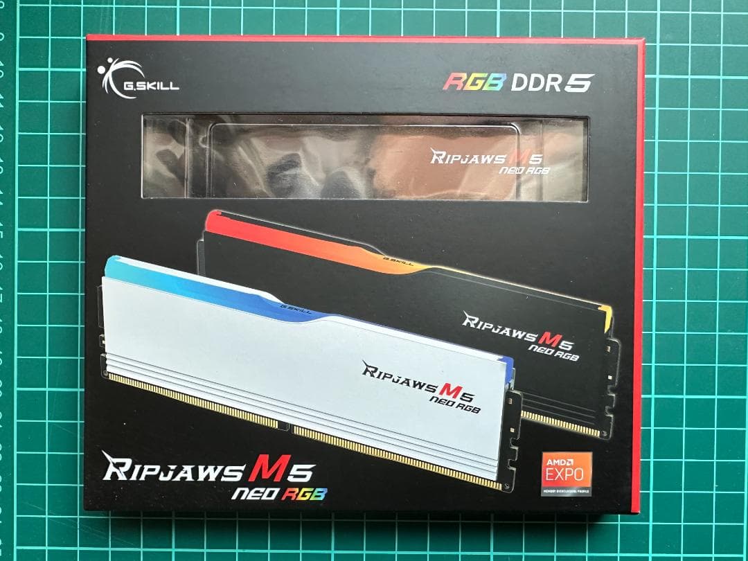 G.Skill Ripjaws DDR5-6000 CL28 16GB×2