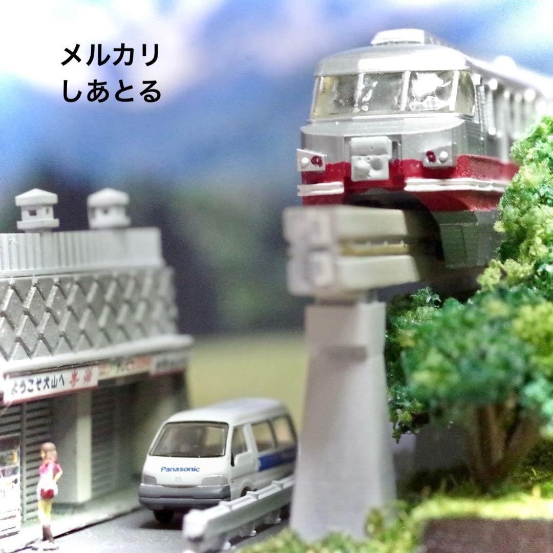 名鉄 犬山モノレール 鉄道ジオラマ展示台 ☆Nゲージ ☆鉄道模型