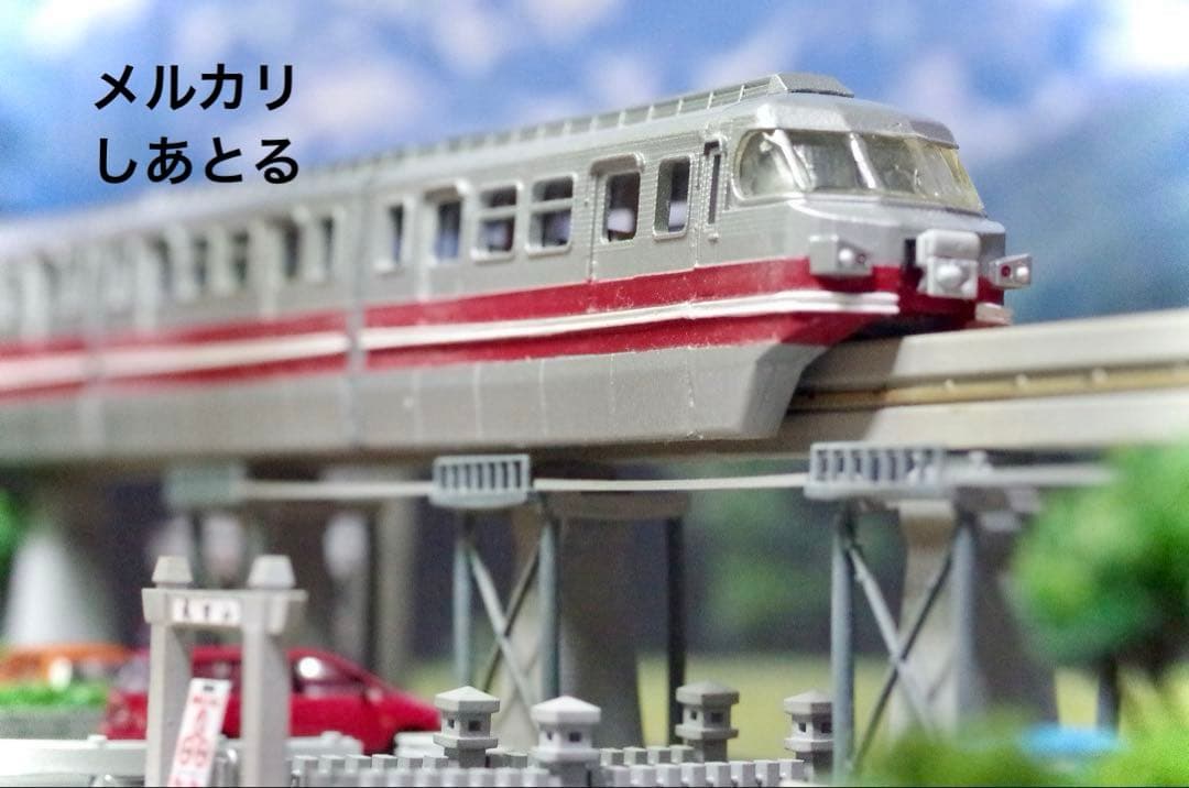 名鉄 犬山モノレール 鉄道ジオラマ展示台 ☆Nゲージ ☆鉄道模型