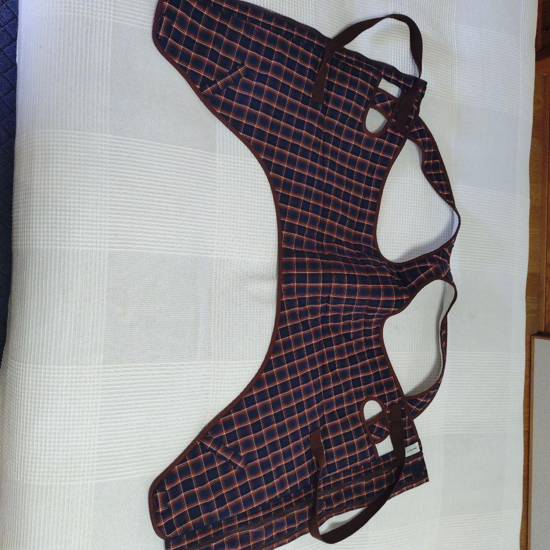 大型犬用チェック柄介護ハーネス
