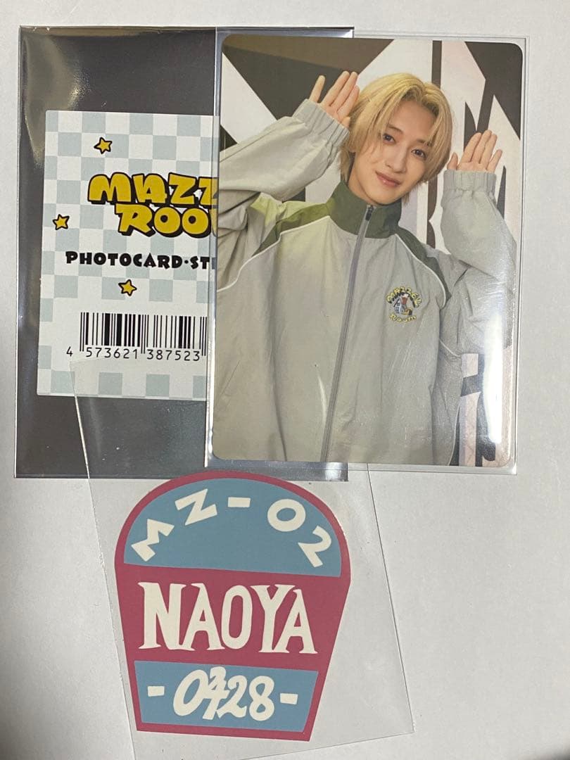 MAZZEL NAOYA ナオヤ セルカ フォトカード ステッカーセット