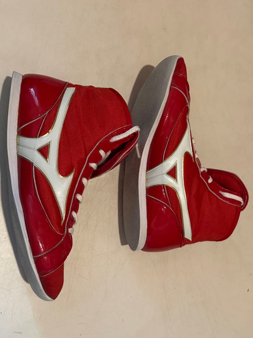 Mizuno ボクシングシューズ レッド　最終値下げ