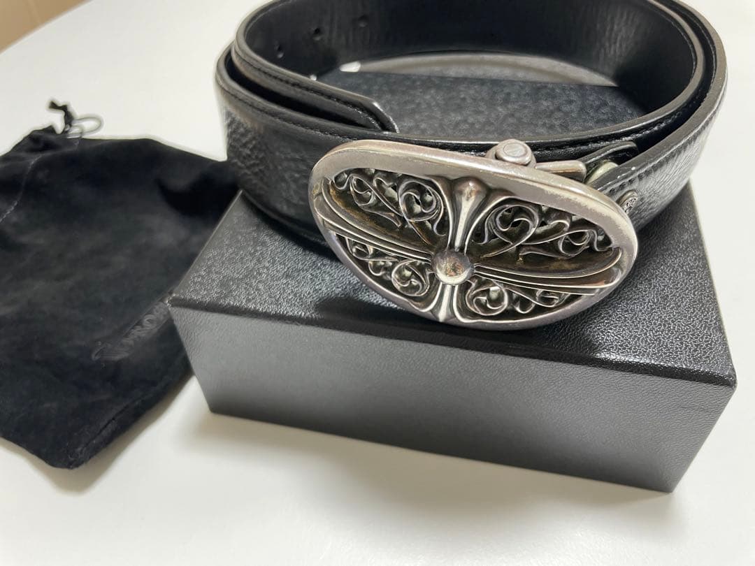 クロムハーツ クラシックオーバルクロスバックル＋ベルトストラップ34 ベルト