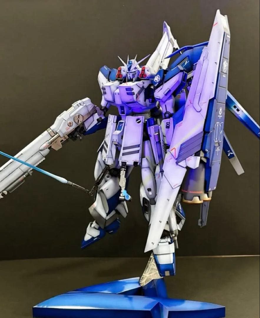 MG HI-νガンダム　ver.ka HWS装備　全塗装完成品