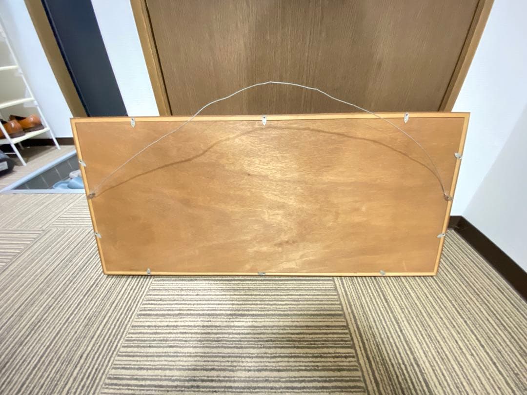 孝之作／金属工芸／昇龍額縁入り／縁起物