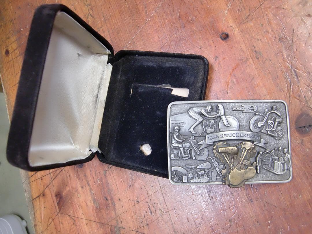 1983 ハーレーダビッドソン.バックル.1936ナックルヘット（当時物