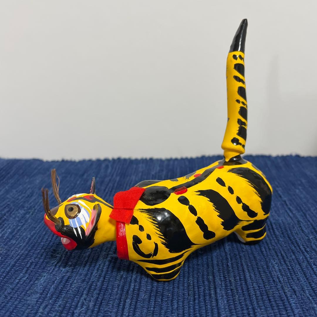 島根県 出雲の郷土玩具 張子虎