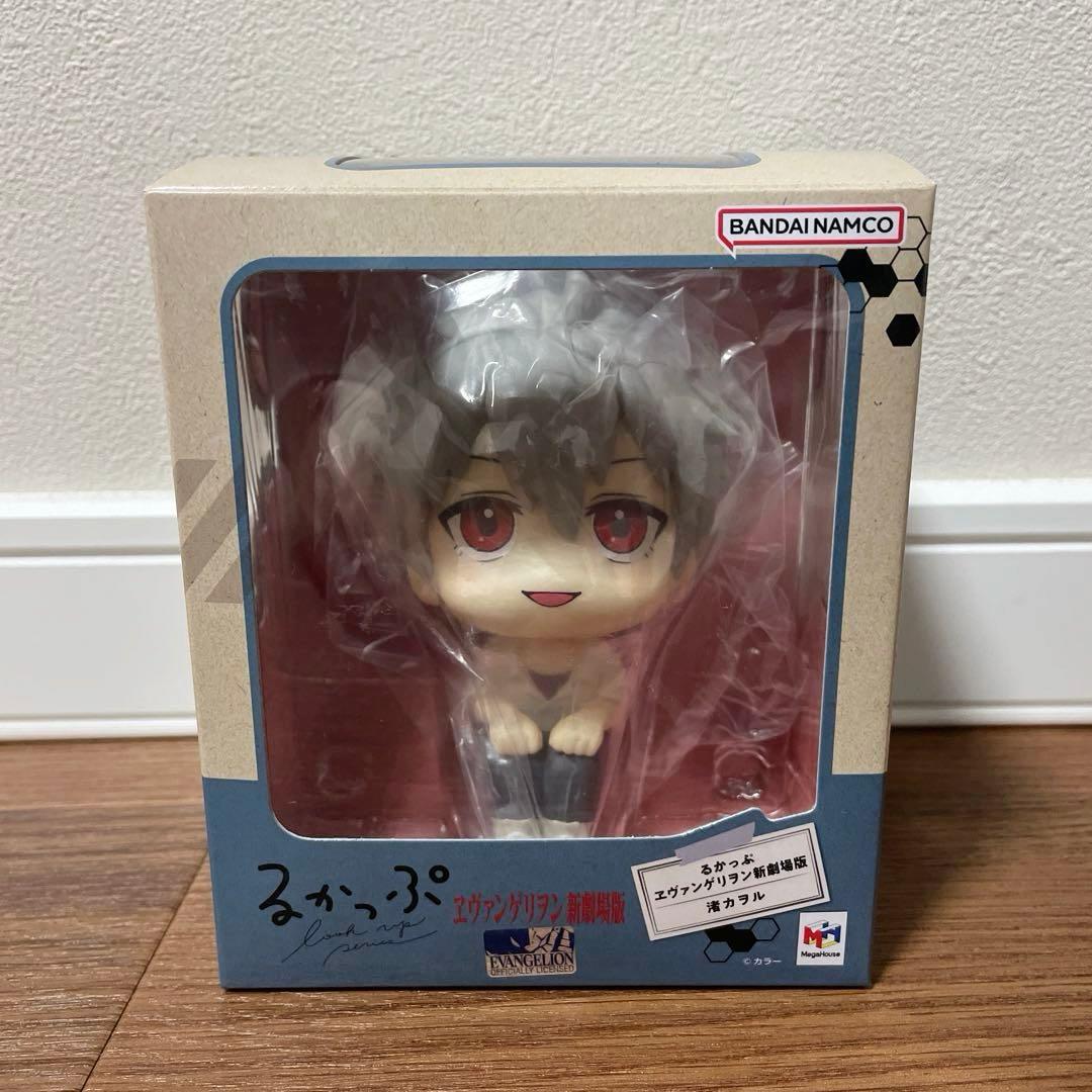るかっぷ　エヴァンゲリオン　碇シンジ 渚カヲル フィギュア　特典座布団付き