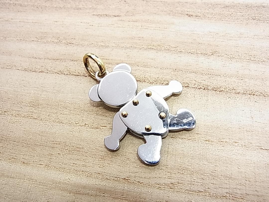 正規品　ポメラート　オルセット　M　ペンダントトップ K18（750）ｘSS