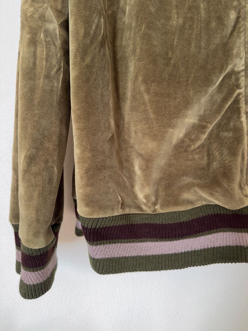 【期間限定値下げ中】D&G ドルチェ＆ガッバーナ ベロア ジップアップ　美品