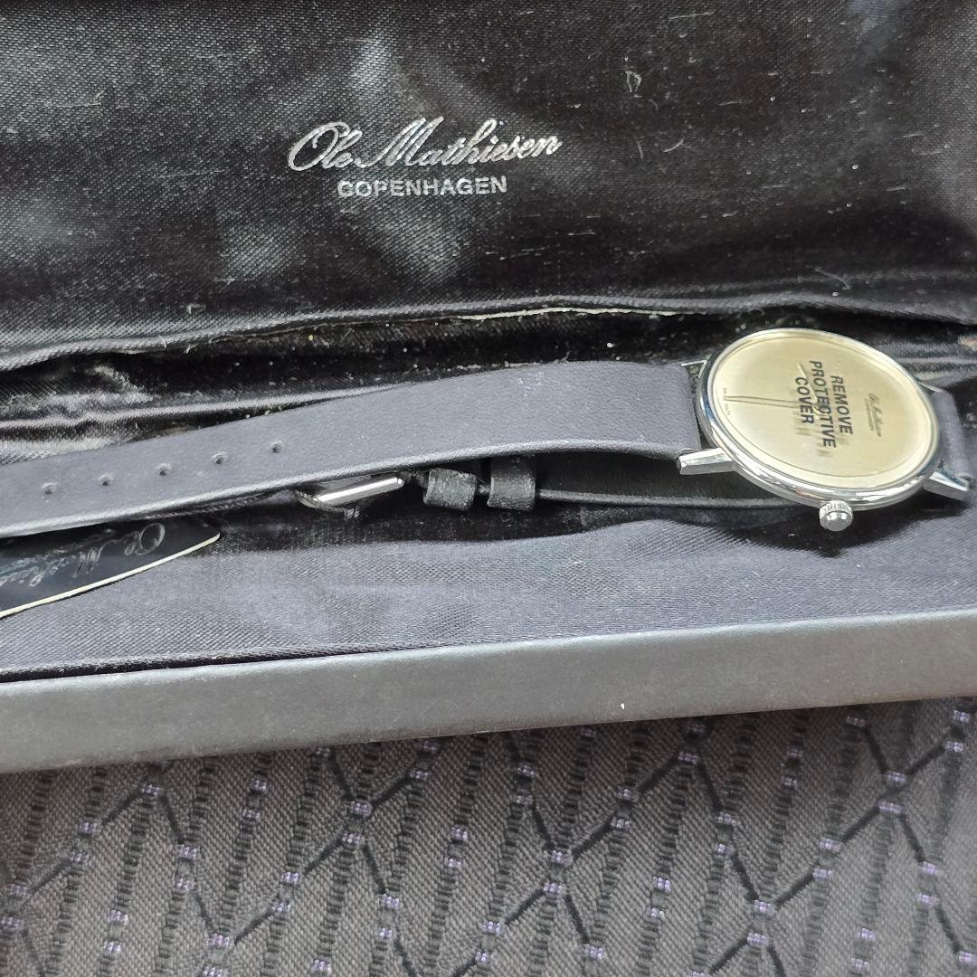 ole mathiesen オーレマティーセン時計　28mm 新しいバッテリー