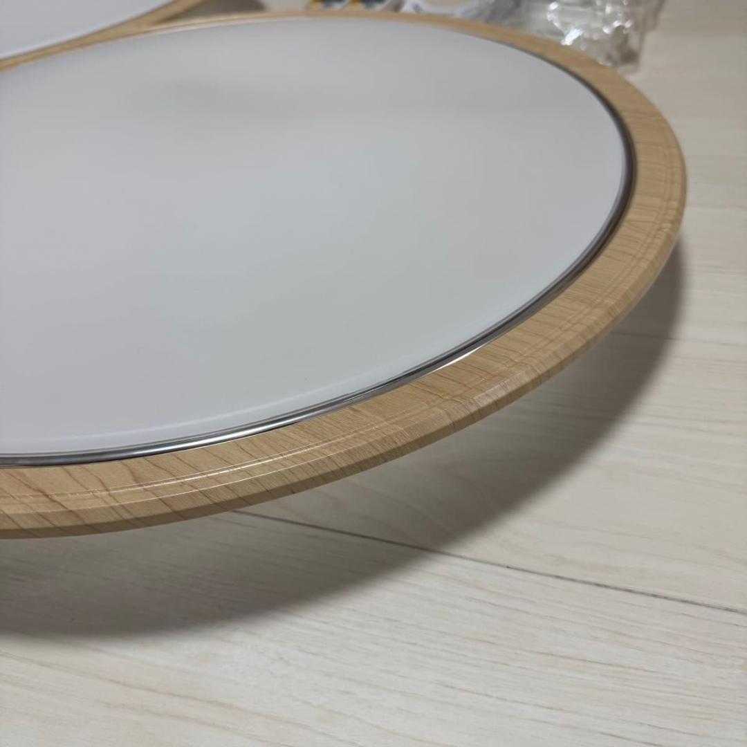 【2023年製】木目調　LEDシーリングライト 2個セット 調光調色