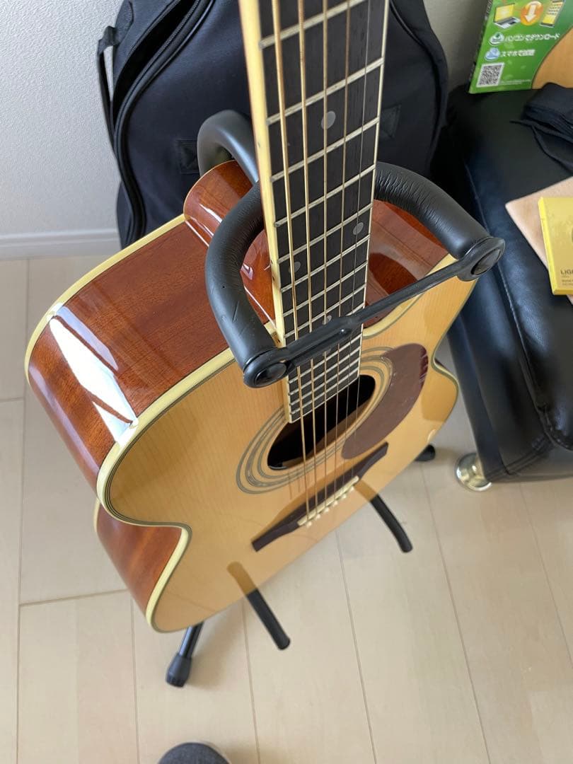 島村楽器✨Lumber ランバーアコギ ギター【付属品/教本/ケース&スタンド❗️