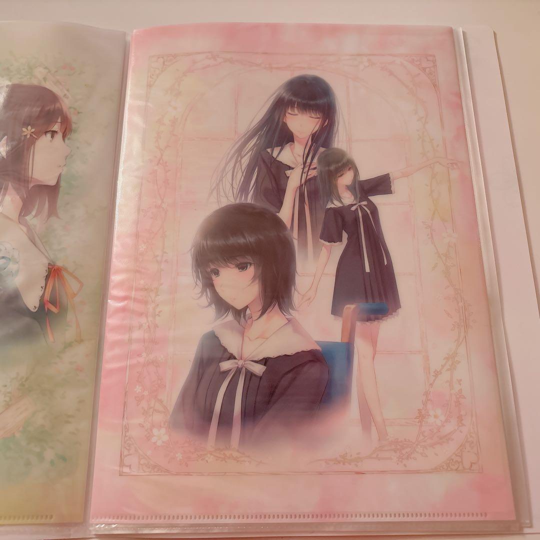 innocent grey Flowers A4 クリアファイル 春 夏