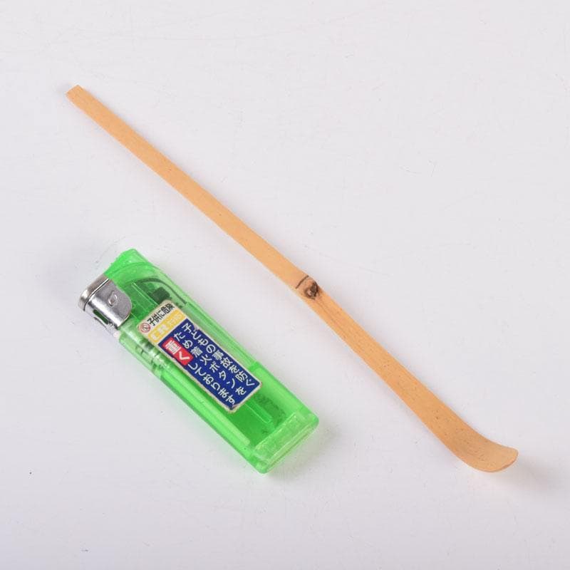 茶道具　茶杓　銘「松風」　前大徳　藤井誡堂書付　共筒共箱　C　8441