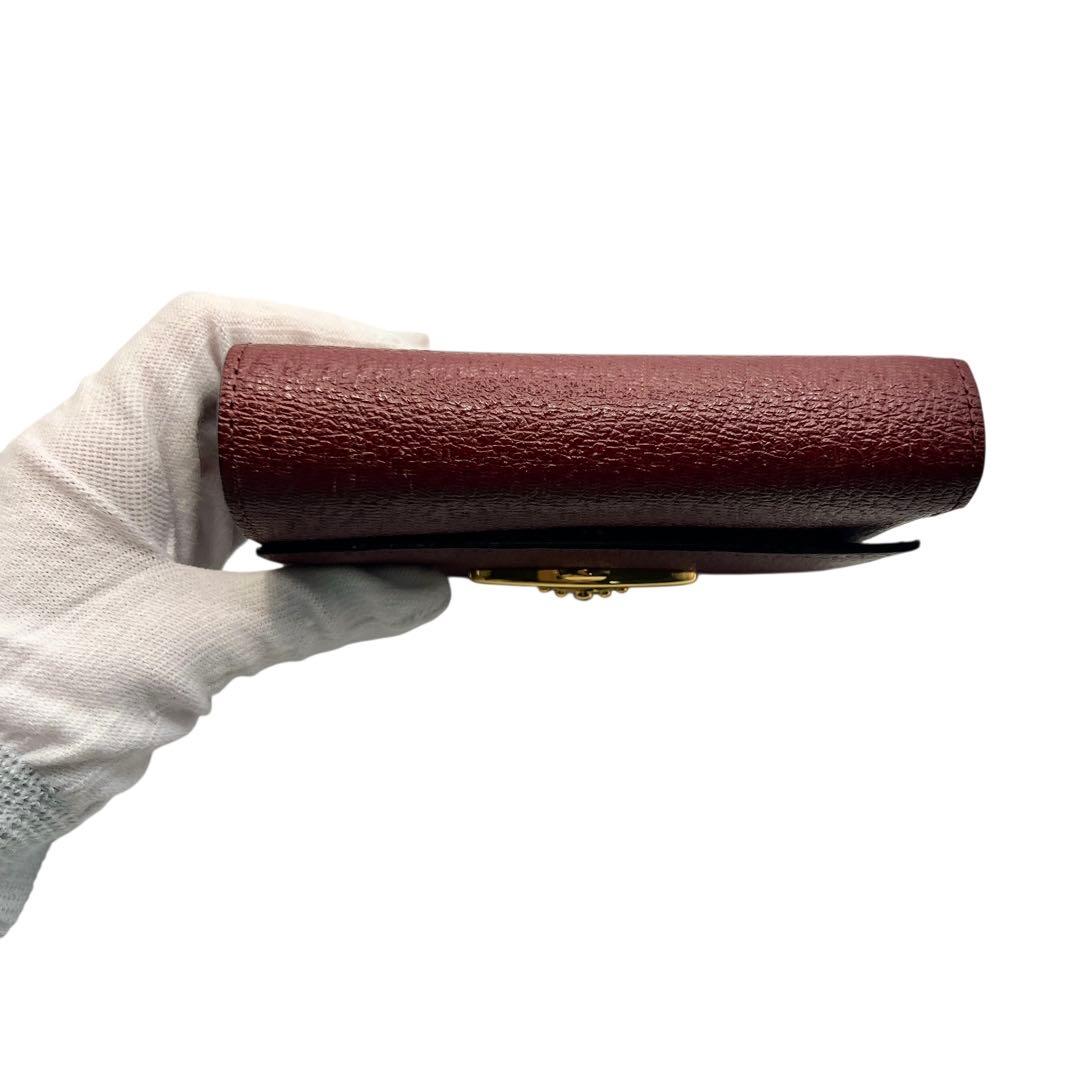 Vivienne Westwood レザー ボルドー 折り財布 8076