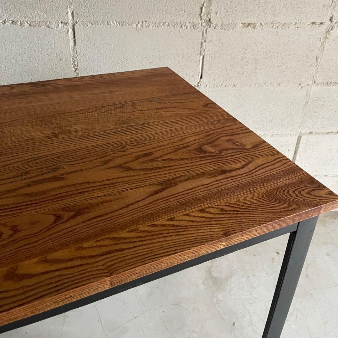 depeche アデペシュ　サイドテーブル　デスク　オーク無垢材　アイアン脚