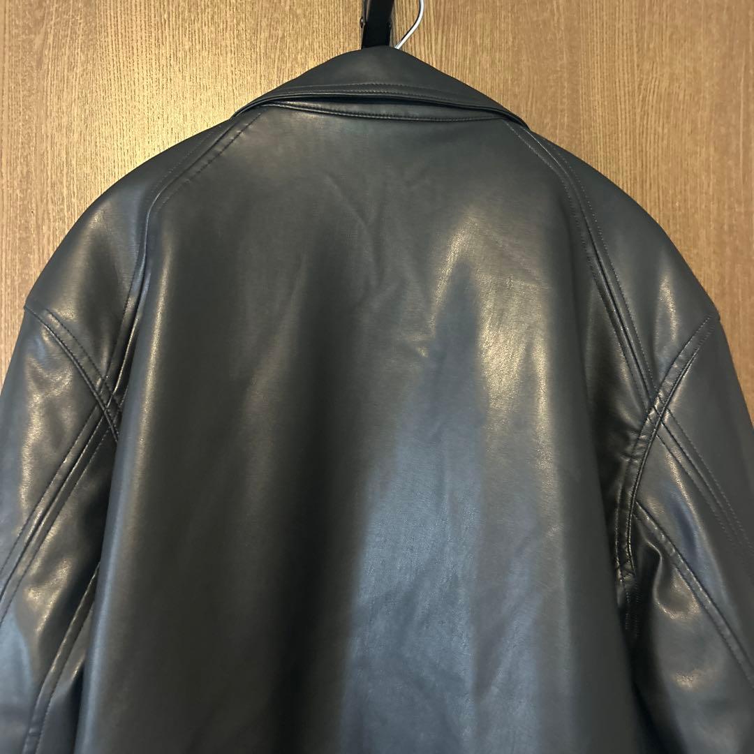 キ*タ様 sophnet フェイクレザーシングルライダースジャケット