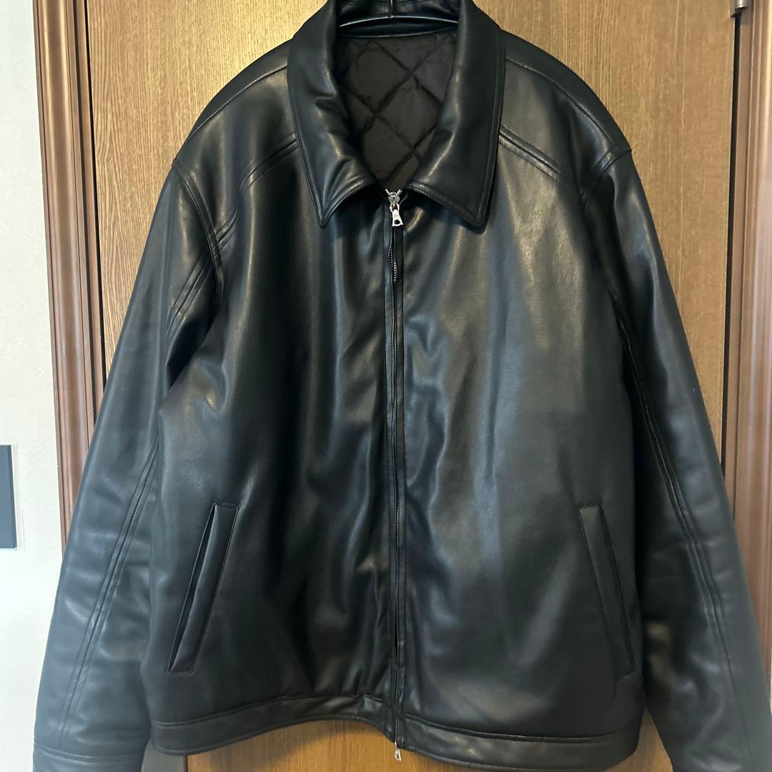 キ*タ様 sophnet フェイクレザーシングルライダースジャケット