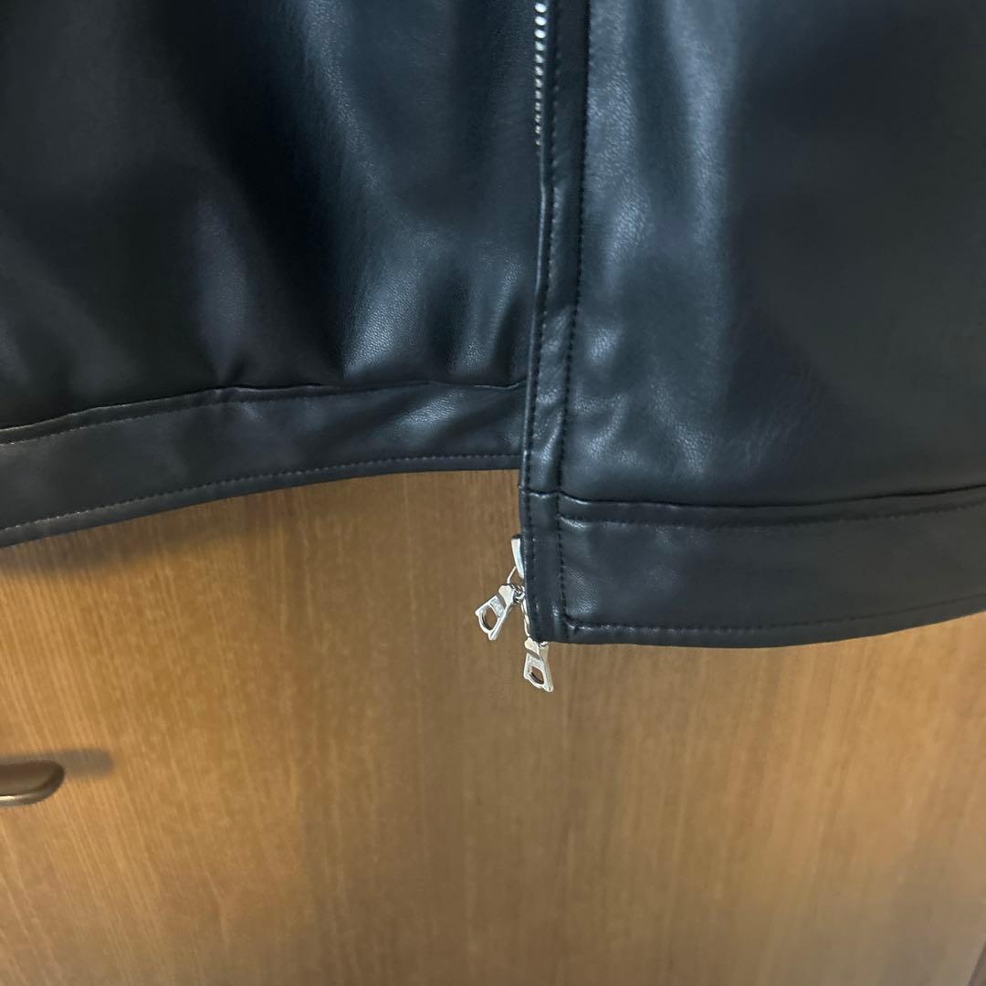 キ*タ様 sophnet フェイクレザーシングルライダースジャケット