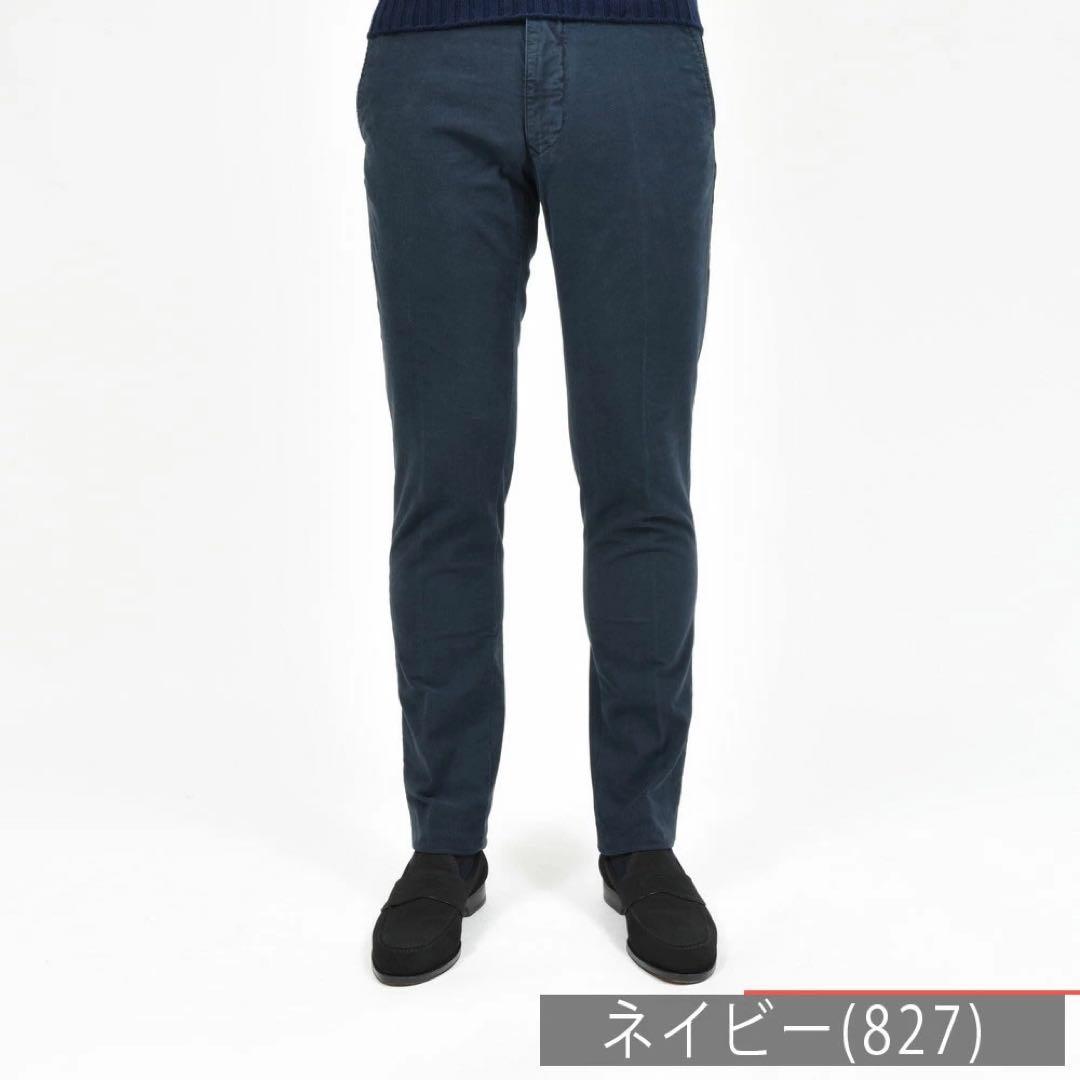 INCOTEX 100型 チノW29 ガーメントダイ ネイビー