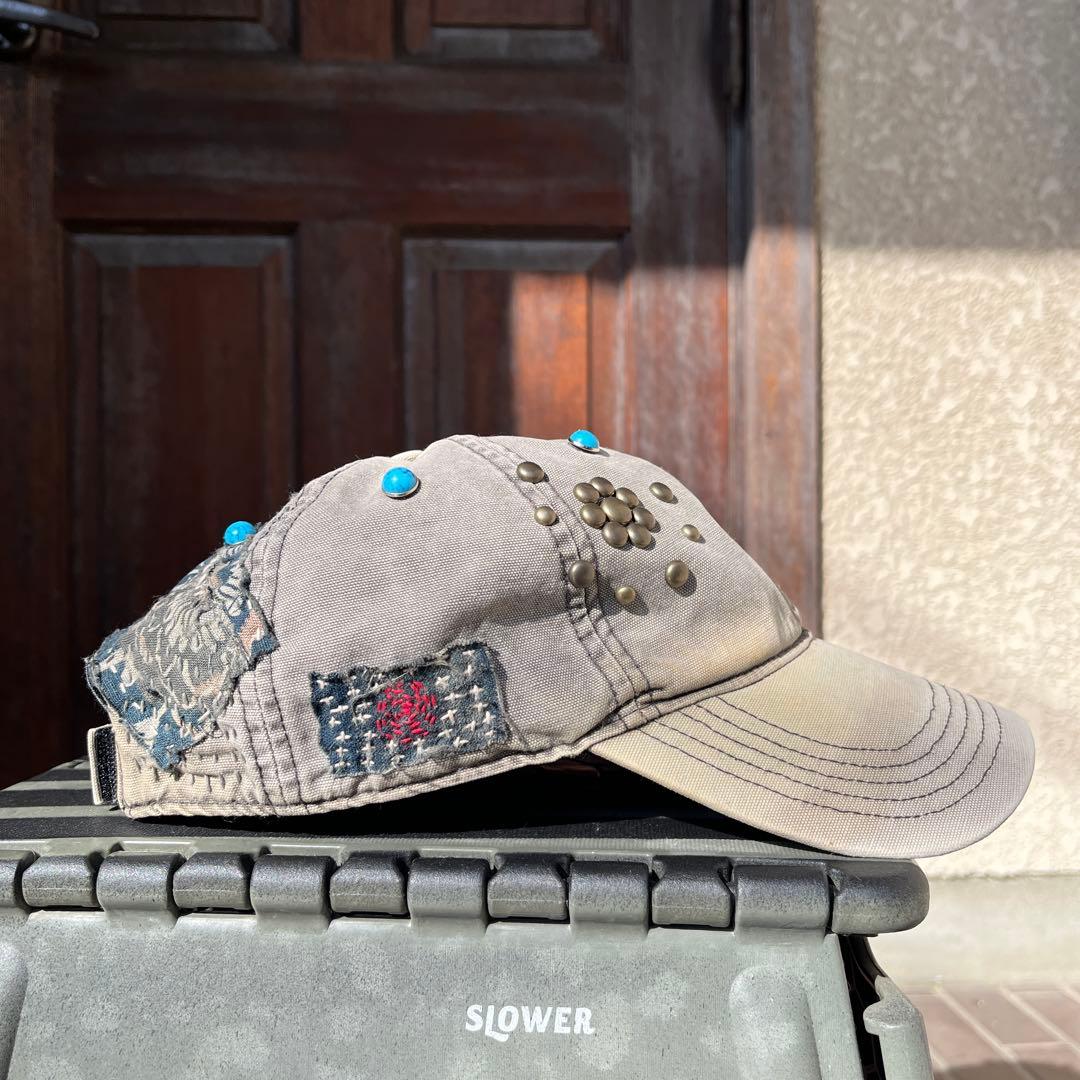 SASHIKO BORO CAP Carhartt 襤褸　カーハート　刺し子