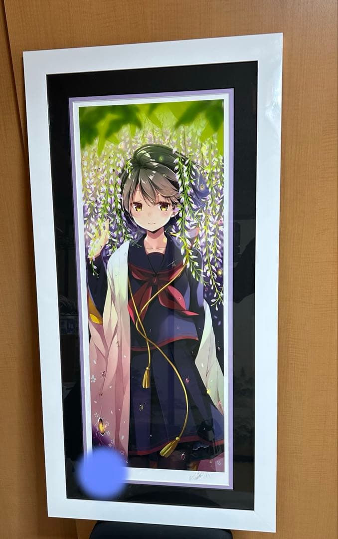 なつめえり　皐月の約束　版画　アールビバン　ミクスドメディア　25部限定