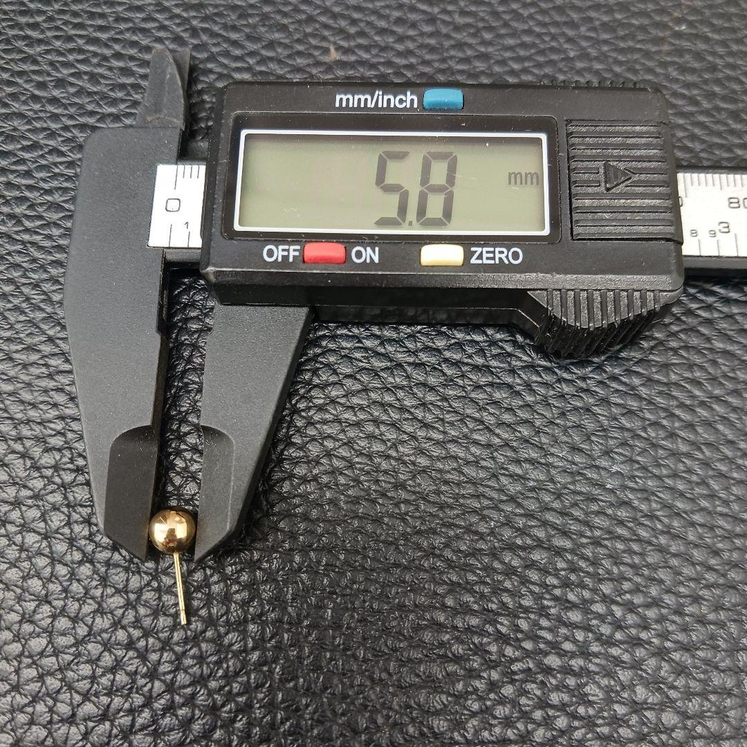 (B012001) K18 YG ピアス 丸玉 アクセサリー