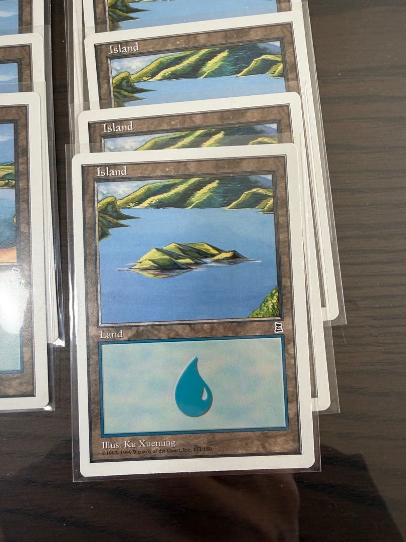 mtg ptk ポータル三国志　基本土地　英語版　沼　島 　森　山　平地　63枚