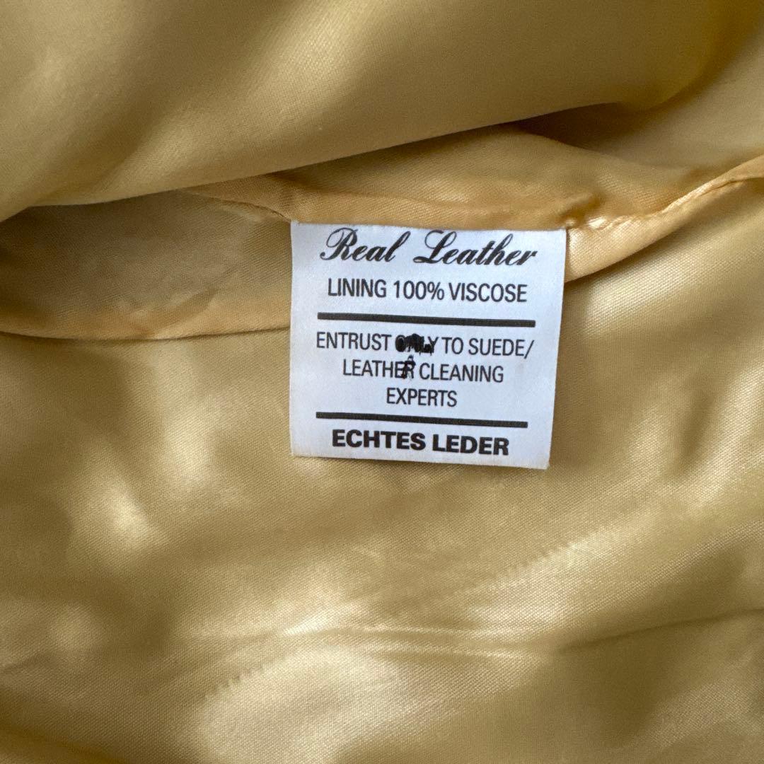 英国製 BLAKES シングル襟付きライダース ロンジャン 古着