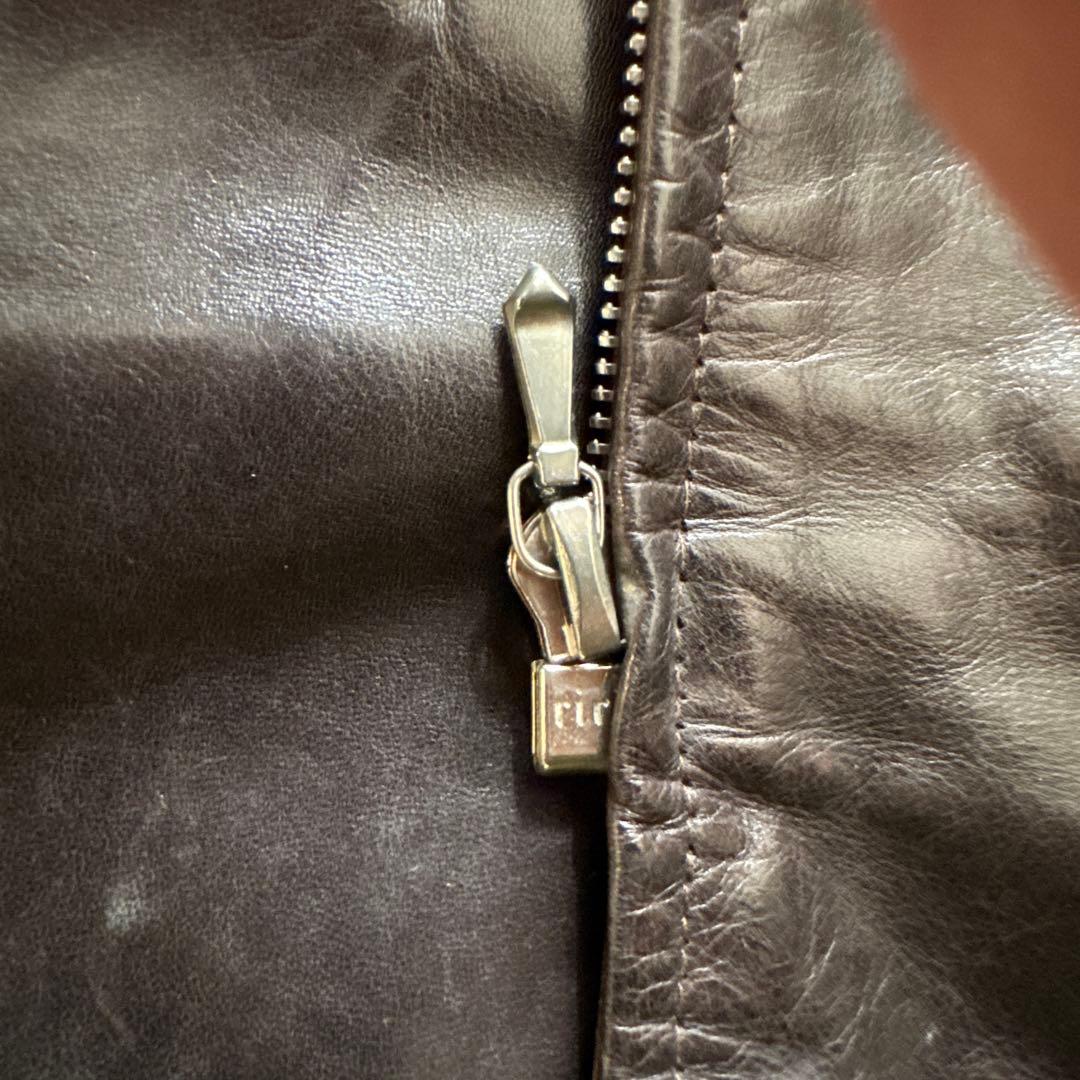 英国製 BLAKES シングル襟付きライダース ロンジャン 古着