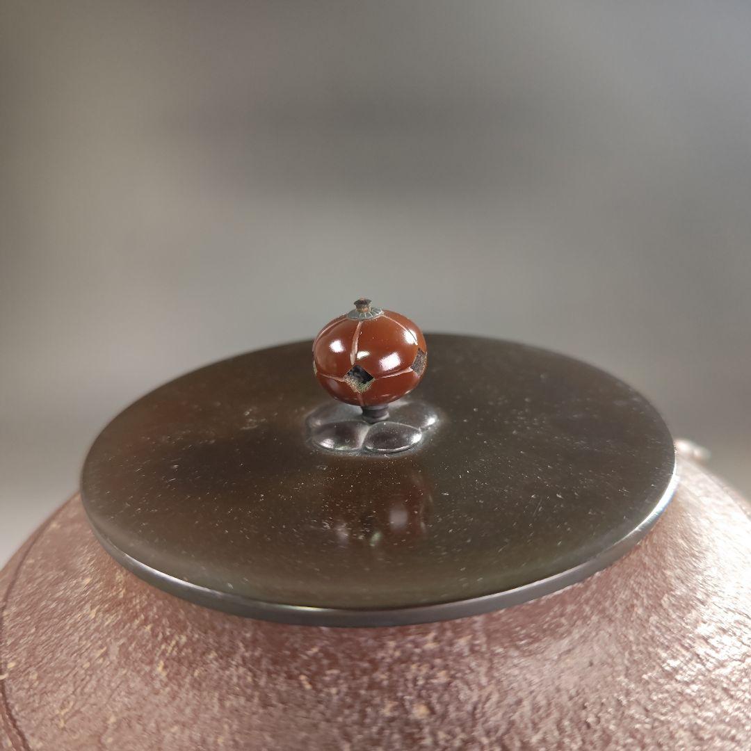 ウ238 茶釜『釜師　佐藤浄清造』『芦屋写浜松地紋　真形釜　共箱』鉄釜　茶道具