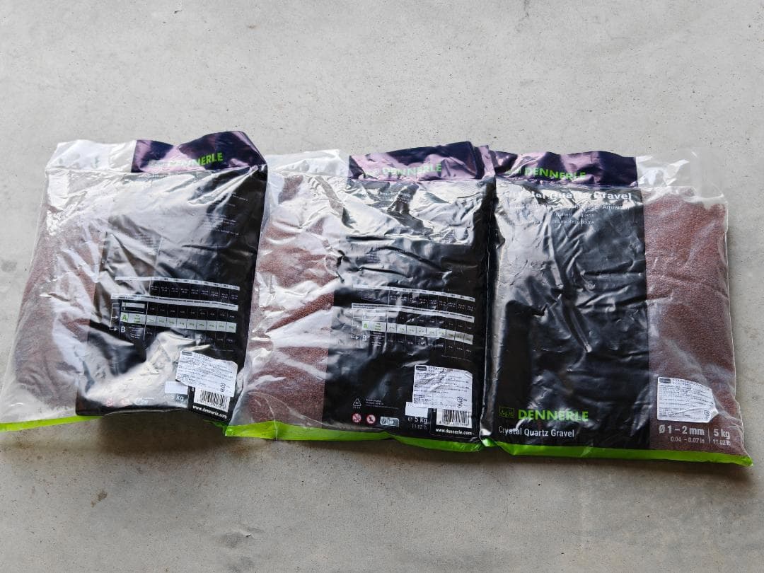 DENNERLE クリスタルクオーツグラベル 5kg×3袋