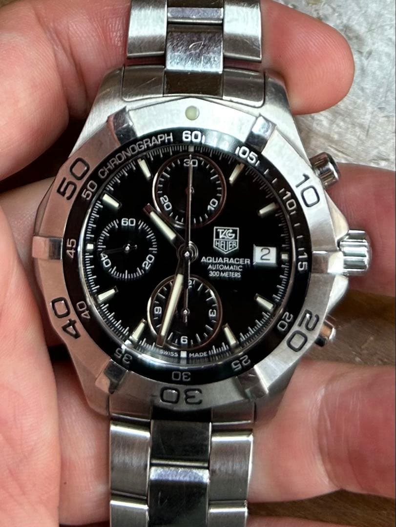 TAG Heuer Aquaracer クロノグラフ　CAF2110BA0809