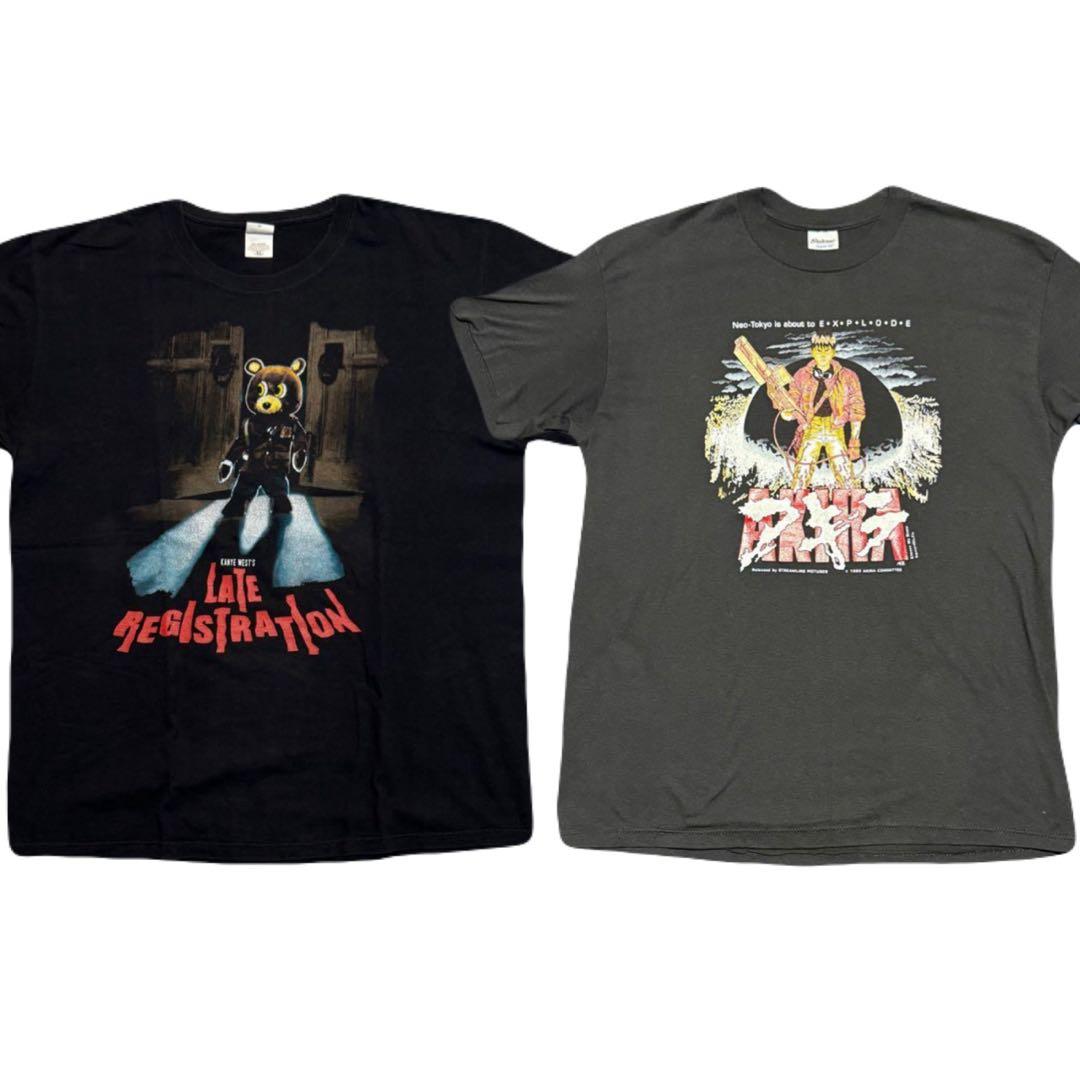 813 AKIRA & Kanye West Tシャツ 二枚セット