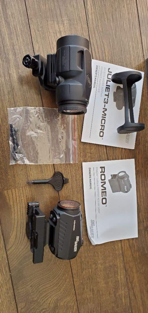 【実物】sigsauer romeo5 ＆ Juliet3 ドットサイト サバゲ