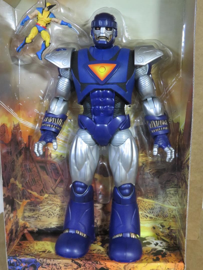 ふ*み様 中古品　X-MENウルヴァリン マーベルユニバース　センチネル　全高４