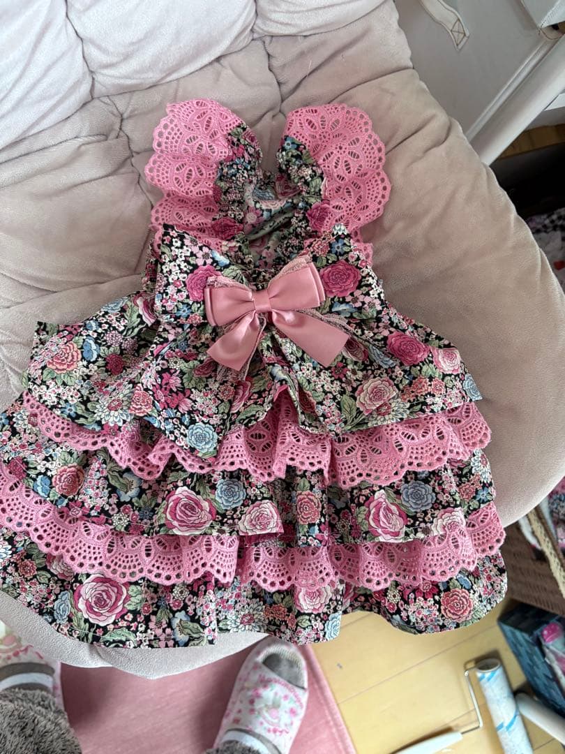 Nokko犬服ハンドメイドワンピース