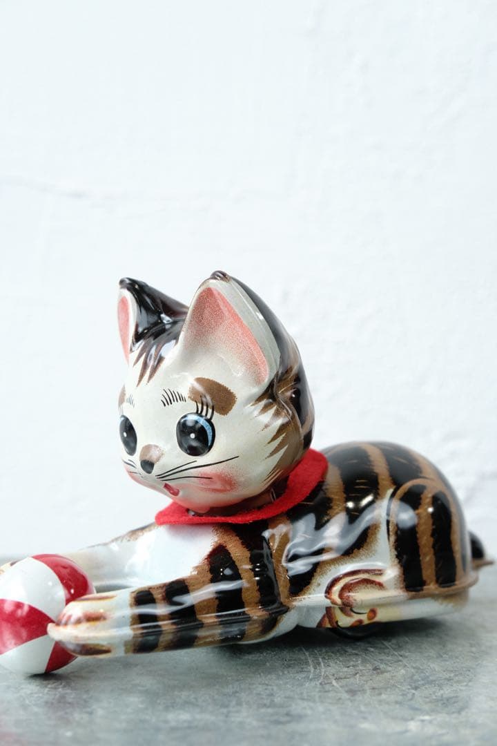 ブリキ 猫 ゼンマイ