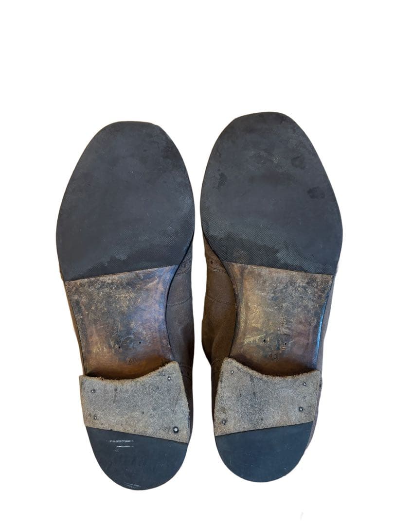 Le Yucca’s レユッカス　スウェード　ギリーシューズ