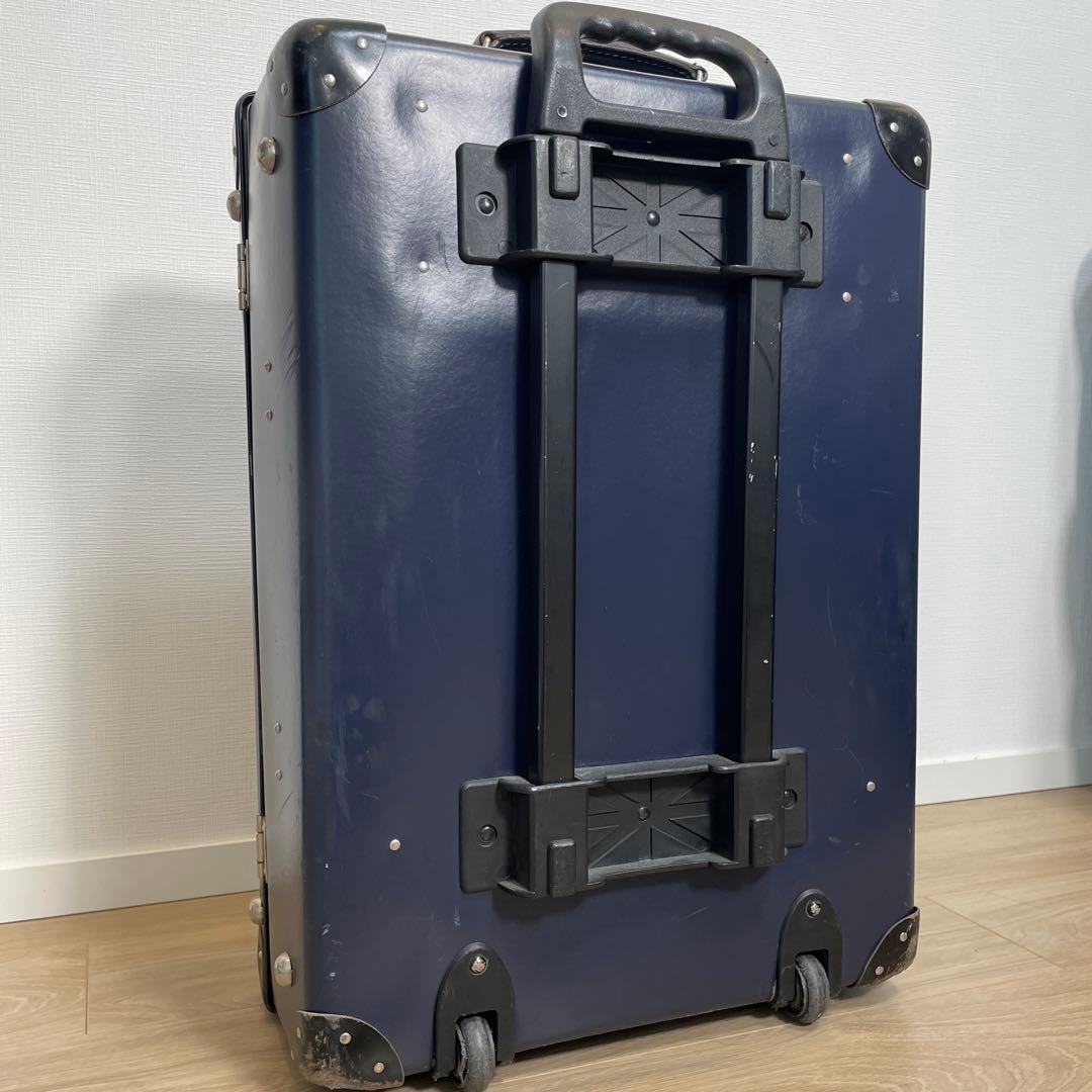 GLOBE TROTTER グローブトロッター スーツケース ネイビー 二輪