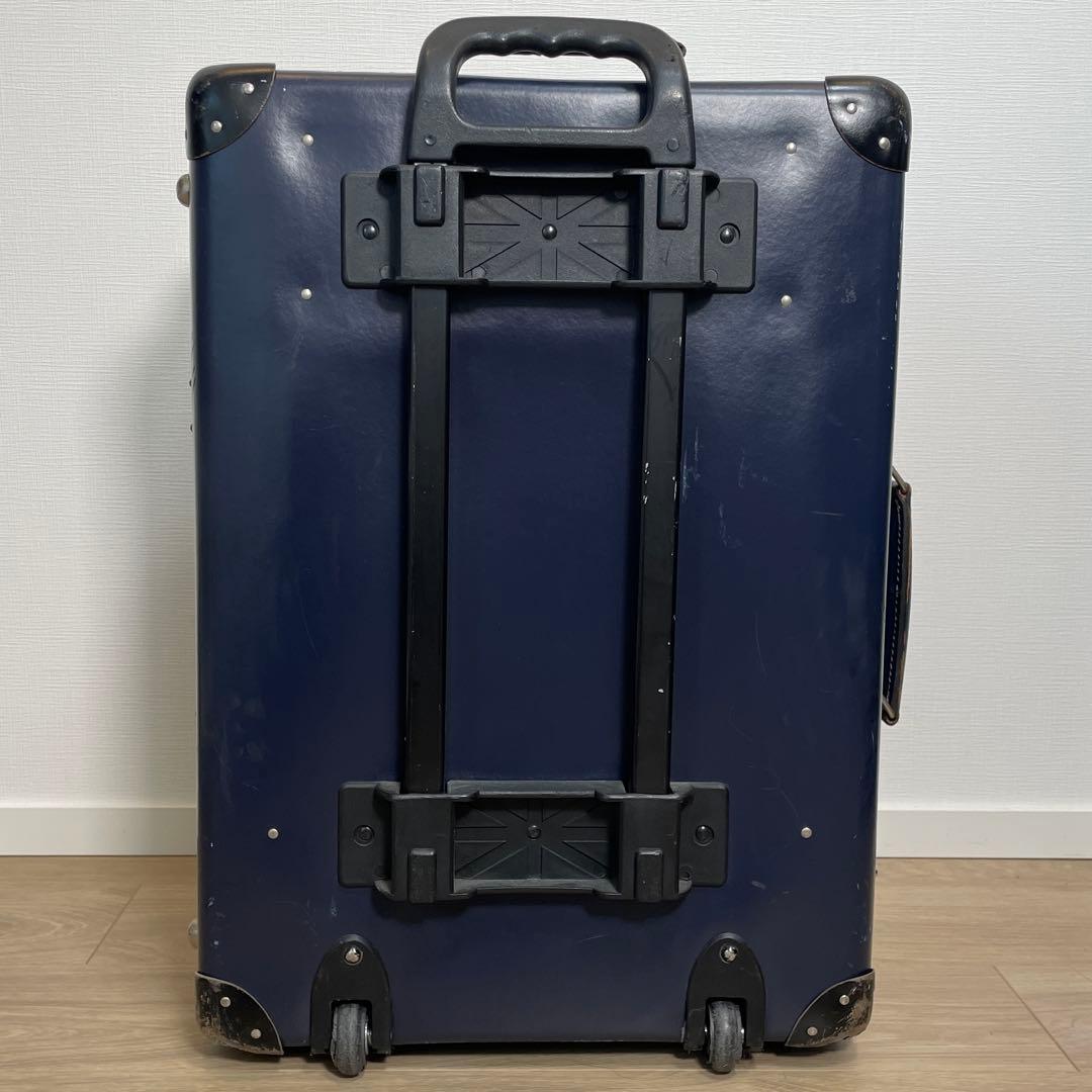 GLOBE TROTTER グローブトロッター スーツケース ネイビー 二輪